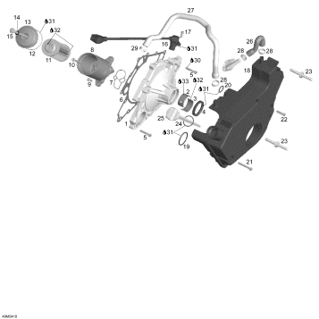 02- Clutch Cover and Oil Tank