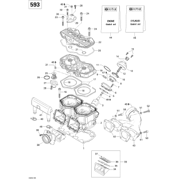 01- Cylinder, Exhaust Manifold (593)