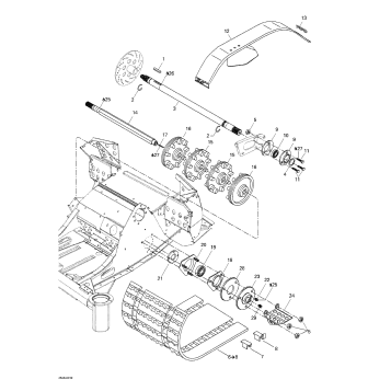 05- Drive Axle And Track