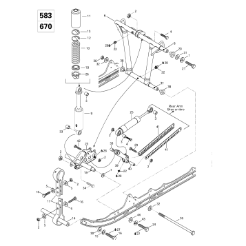 08- Front Arm, Rear Suspension (583, 670)