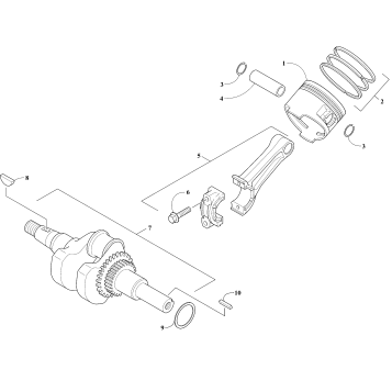 Engine - Piston and Crankshaft