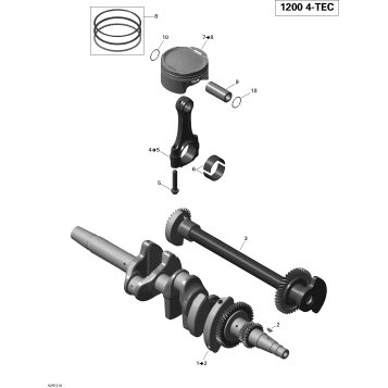 01- Crankshaft, Pistons And Balance Shaft