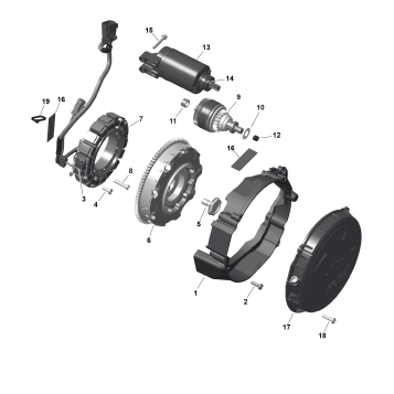 01- ROTAX - Magneto and Electric Starter