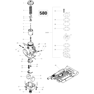 02- Carburetor 580