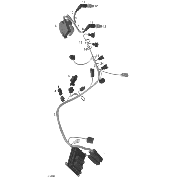 10- Engine Harness And Electronic Module