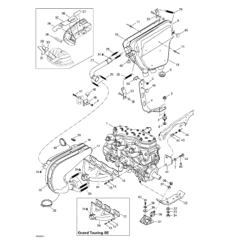 01- Engine Support And Muffler