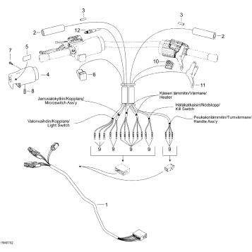 10- Steering Wiring Harness WT 600