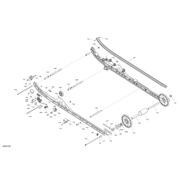 08- Suspension, Rear - Lower Section - Model 154