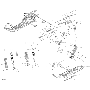 07- Front Suspension And Ski - 146 Model