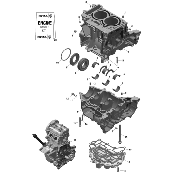 01- ROTAX - Crankcase