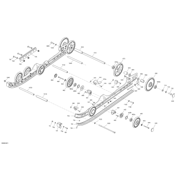 08- Suspension, Rear - Lower Section - Iron Dog