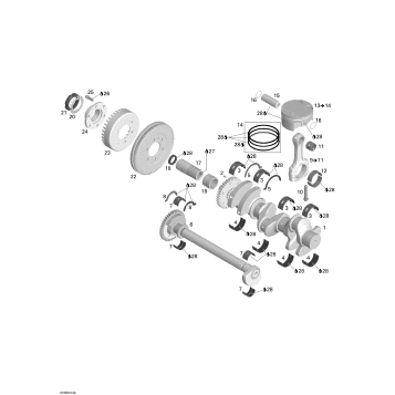 01- Crankshaft, Pistons And Balance Shaft