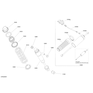 08- Suspension, Rear - Shocks - Enduro