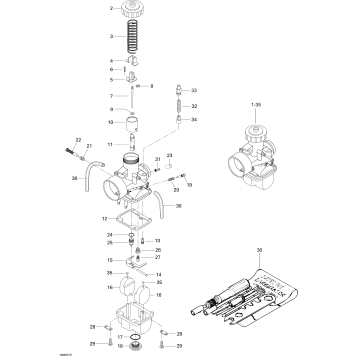 02- Carburetor 550F SUV