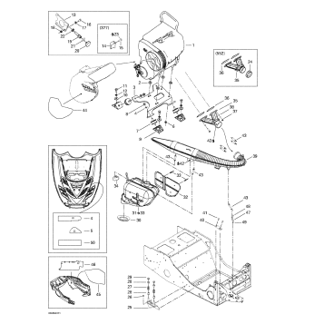 01- Engine Support And Muffler