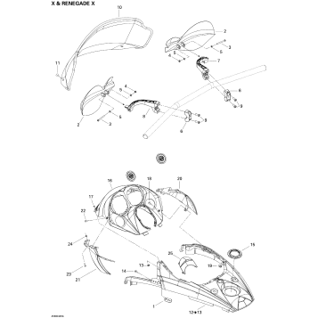09- Windshield And Console (X & Renegade X)