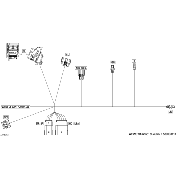 08- Electric - Hood Wiring Harness - 515179763