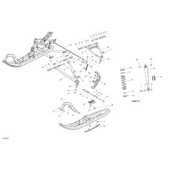 07- Front Suspension And Ski - 600HO ETEC