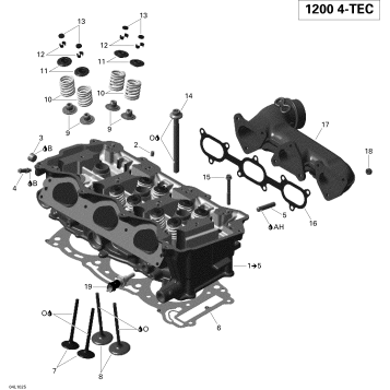 01- Cylinder And Exhaust Manifold