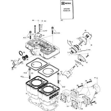 01- Cylinder And Exhaust Manifold