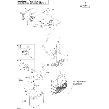 10- Battery And Starter 800 HO PTEK