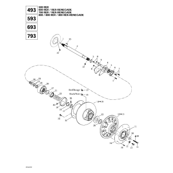 05- Driven Pulley (493 RER)