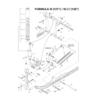 08- Front Arm, Rear Suspension 121”-136”