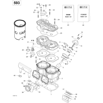 01- Cylinder and Cylinder Head 600 SUV
