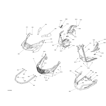 09- Bottom Pan Renegade - 800R E-TEC