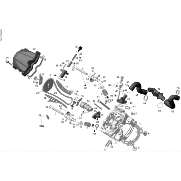 01- Cylinder and Cylinder Head, Front Side