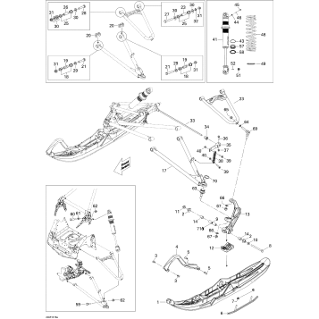 07- Front Suspension And Ski X