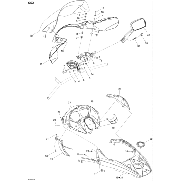 09- Windshield And Console GSX