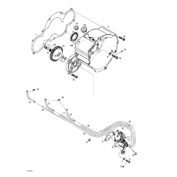 03- Ignition Housing Oil Pump