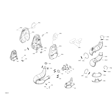 01- Exhaust - 800R E-TEC