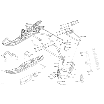 07- Front Suspension And Ski Renegade - 850 E-TEC - Package BackCountry