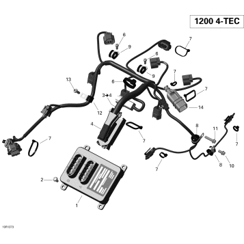 10- Engine Harness And Electronic Module