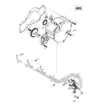 03- Ignition Housing Oil Pump (699)
