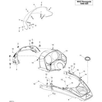 09- Windshield And Console Renegade
