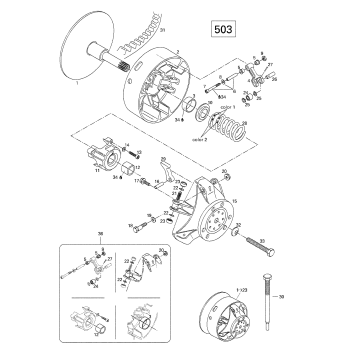 05- Drive Pulley (503)