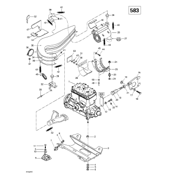 01- Engine Support And Muffler (583)