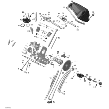 01- Cylinder and Cylinder Head, Rear Side
