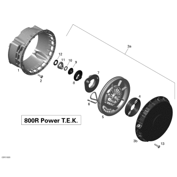 04- Rewind Starter - 800R PTEK