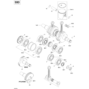 01- Crankshaft And Pistons 593