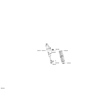 07- Front Shocks MXZ - 1200 4-TEC - Package X