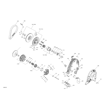 05- Pulley MXZ - 900 ACE
