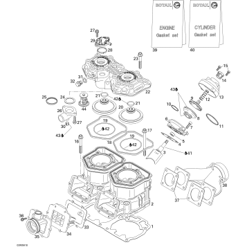 01- Cylinder And Exhaust Manifold