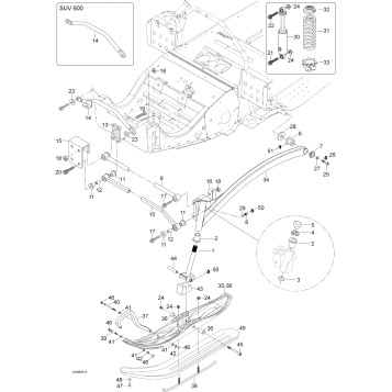 07- Front Suspension And Ski 600 SUV