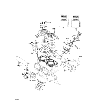 01- Cylinder, Exhaust Manifold