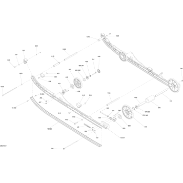 08- Rear Suspension Summit - Package SP - Inferior