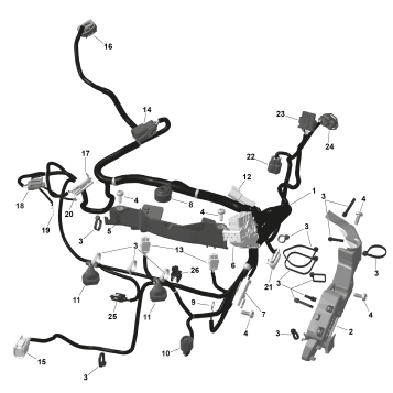 01- ROTAX - Engine Harness And Electronic Module
